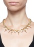 Figure View - Click To Enlarge - JOOMI LIM - 'Screw U' Swarovski crystal pearl box chain necklace