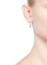 Figure View - Click To Enlarge - JOOMI LIM - 'Screw U' asymmetric Swarovski pearl drop earrings
