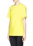 Front View - Click To Enlarge - ALEXANDER WANG - Pleat shoulder crepe top