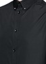Detail View - Click To Enlarge - BALENCIAGA - Stud collar cotton shirt