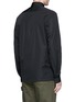 Back View - Click To Enlarge - BALENCIAGA - Stud collar cotton shirt