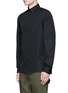 Front View - Click To Enlarge - BALENCIAGA - Stud collar cotton shirt