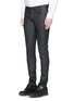 Front View - Click To Enlarge - BALENCIAGA - Slim fit coated denim jeans