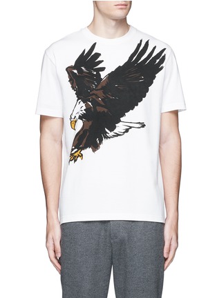 Main View - Click To Enlarge - BALENCIAGA - Eagle print cotton T-shirt