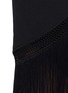 Detail View - Click To Enlarge - 72723 - Macramé fringe crepe wrap dress
