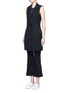 Front View - Click To Enlarge - 72723 - Crepe sleeveless dress