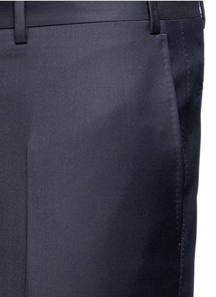 Detail View - Click To Enlarge - CANALI - Water-resistant wool pants