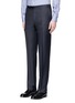 Front View - Click To Enlarge - CANALI - Water-resistant wool pants