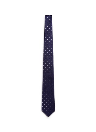 Main View - Click To Enlarge - CANALI - Dot silk tie