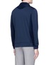 Back View - Click To Enlarge - CANALI - Fleece wool jersey track jacket