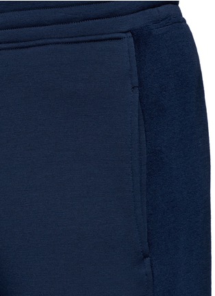 Detail View - Click To Enlarge - CANALI - Fleece wool jersey jogging pants