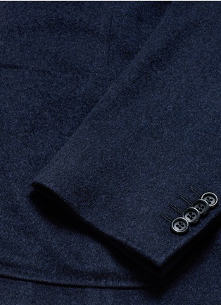 Detail View - Click To Enlarge - CANALI - 'Kei' double faced cashmere blazer