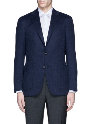 Main View - Click To Enlarge - CANALI - 'Kei' double faced cashmere blazer