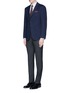 Figure View - Click To Enlarge - CANALI - 'Kei' double faced cashmere blazer