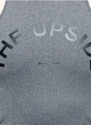 Detail View - Click To Enlarge - THE UPSIDE - 'Yana' racerback logo performance tank top