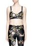 Main View - Click To Enlarge - THE UPSIDE - 'Varese Dance' floral print sports bra top