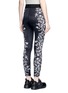 Back View - Click To Enlarge - THE UPSIDE - 'Etched Paisley Guru NYC' performance leggings