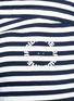 Detail View - Click To Enlarge - THE UPSIDE - 'The Como' stripe French terry sweatpants