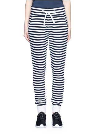 Main View - Click To Enlarge - THE UPSIDE - 'The Como' stripe French terry sweatpants
