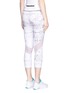 Back View - Click To Enlarge - ALALA - 'White Palm' captain performance crop tights
