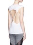 Back View - Click To Enlarge - 72993 - 'Aura' crisscross back modal-cotton top