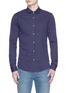 Main View - Click To Enlarge - SCOTCH & SODA - Stripe embroidery shirt