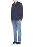 Figure View - Click To Enlarge - SCOTCH & SODA - Stripe embroidery shirt