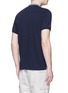 Back View - Click To Enlarge - SCOTCH & SODA - Contrast stripe collar polo shirt