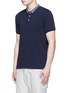 Front View - Click To Enlarge - SCOTCH & SODA - Contrast stripe collar polo shirt