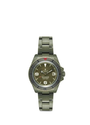 Main View - Click To Enlarge - BAMFORD WATCH DEPARTMENT - 'Commando CS08: Forest' Rolex Submariner GPC oyster perpetual watch