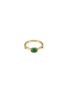 Main View - Click To Enlarge - SAMUEL KUNG - Diamond jadeite 18k yellow gold ring