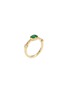 Figure View - Click To Enlarge - SAMUEL KUNG - Diamond jadeite 18k yellow gold ring