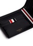 Detail View - Click To Enlarge - THOM BROWNE  - Zen garden embossed leather bifold wallet