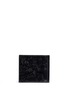 Back View - Click To Enlarge - THOM BROWNE  - Zen garden embossed leather bifold wallet