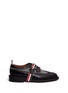 Main View - Click To Enlarge - THOM BROWNE  - Glen plaid and leather longwing Derbies