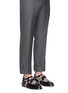 Figure View - Click To Enlarge - THOM BROWNE  - Glen plaid and leather longwing Derbies
