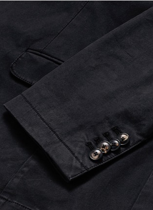 Detail View - Click To Enlarge - SCOTCH & SODA - Garment dyed stretch twill soft blazer