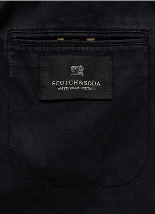  - SCOTCH & SODA - Garment dyed stretch twill soft blazer