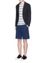 Figure View - Click To Enlarge - SCOTCH & SODA - Garment dyed stretch twill soft blazer