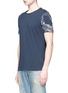 Front View - Click To Enlarge - DENHAM - 'de ver azul' print cotton T-shirt