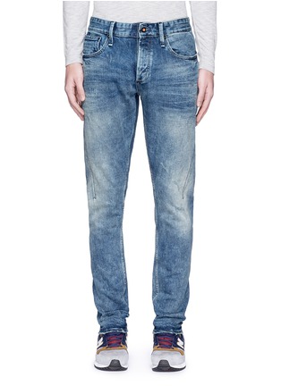Detail View - Click To Enlarge - DENHAM - 'Cross' carrot fit jeans