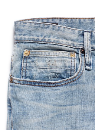  - DENHAM - 'Razor' patchwork selvedge denim jeans
