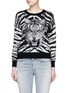 Main View - Click To Enlarge - SAINT LAURENT - Brushed tiger head jacquard sweater
