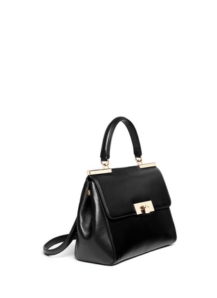 Front View - Click To Enlarge - MICHAEL KORS - 'Marlow' medium leather satchel