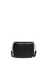 Back View - Click To Enlarge - MICHAEL KORS - 'Bedford' crossbody leather flap bag