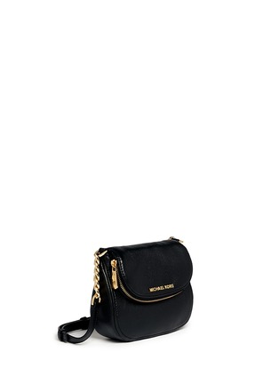 Front View - Click To Enlarge - MICHAEL KORS - 'Bedford' crossbody leather flap bag