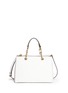 Back View - Click To Enlarge - MICHAEL KORS - 'Cynthia' medium saffiano leather satchel