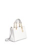Front View - Click To Enlarge - MICHAEL KORS - 'Cynthia' medium saffiano leather satchel