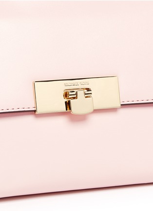 Detail View - Click To Enlarge - MICHAEL KORS - 'Marlow' small leather satchel