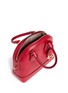 Detail View - Click To Enlarge - MICHAEL KORS - 'Smythe' small pebbled leather dome satchel